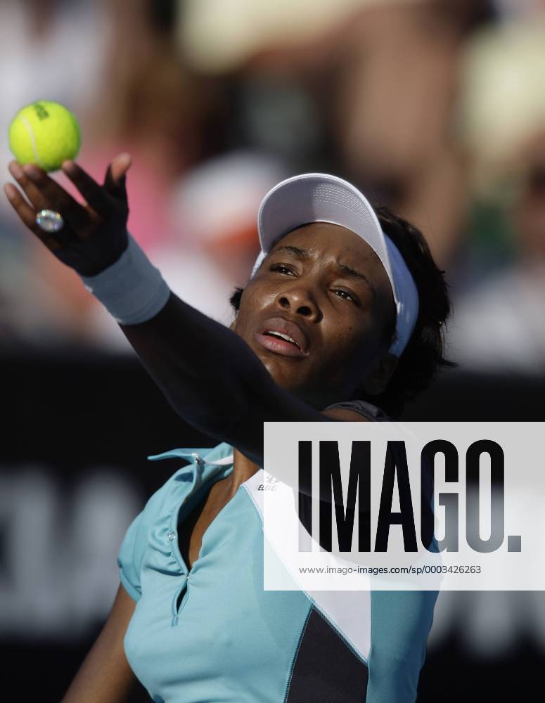 Venus Williams (USA) - Aufschlag Tennis Damen Australian Open 2008, Grand Slam, WTA Tour, Vdig Einzelbild Melbourne Tennis Damen Australian Open 2008, Grand Slam, WTA Tour, Vdig Einzelbild Melbourne