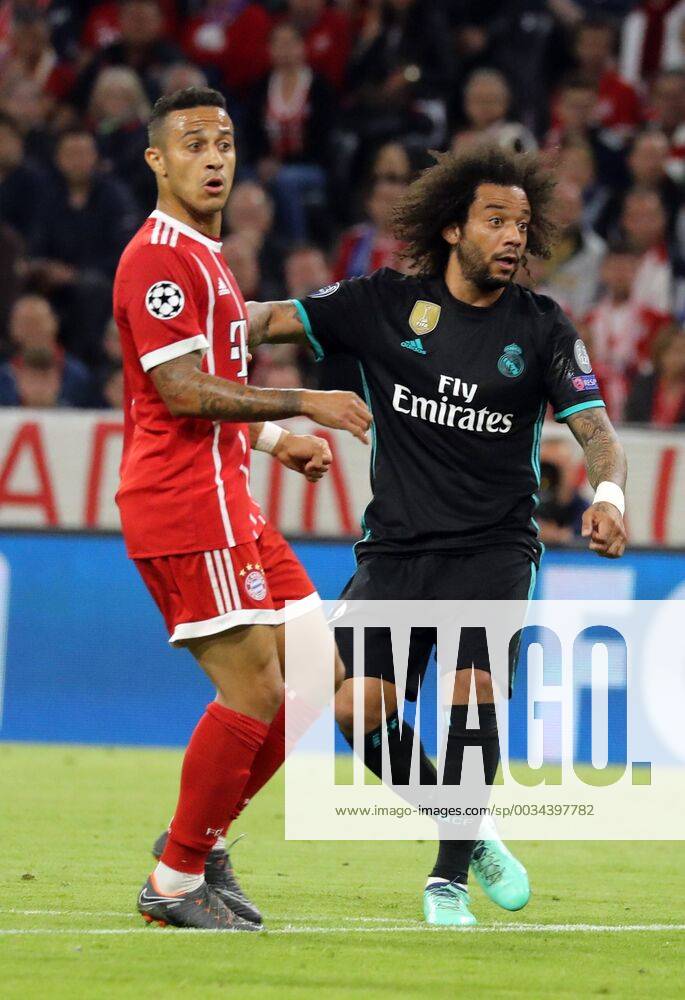 Bayern Munich Real Madrid Marcelo scored the 1 1 Thiago looks to Munich Bayern Germany Allianz Arema