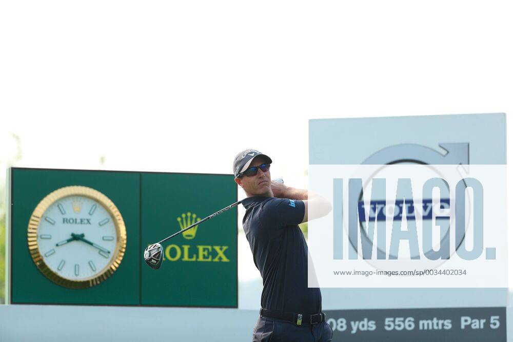 Nicolas Colsaerts of Belgium competes in the first round of the 2018 Volvo China Open golf tournament in Beijing, China, 26 April 2018. Golf players tee off 2018 Volvo China Open 20180426_48112