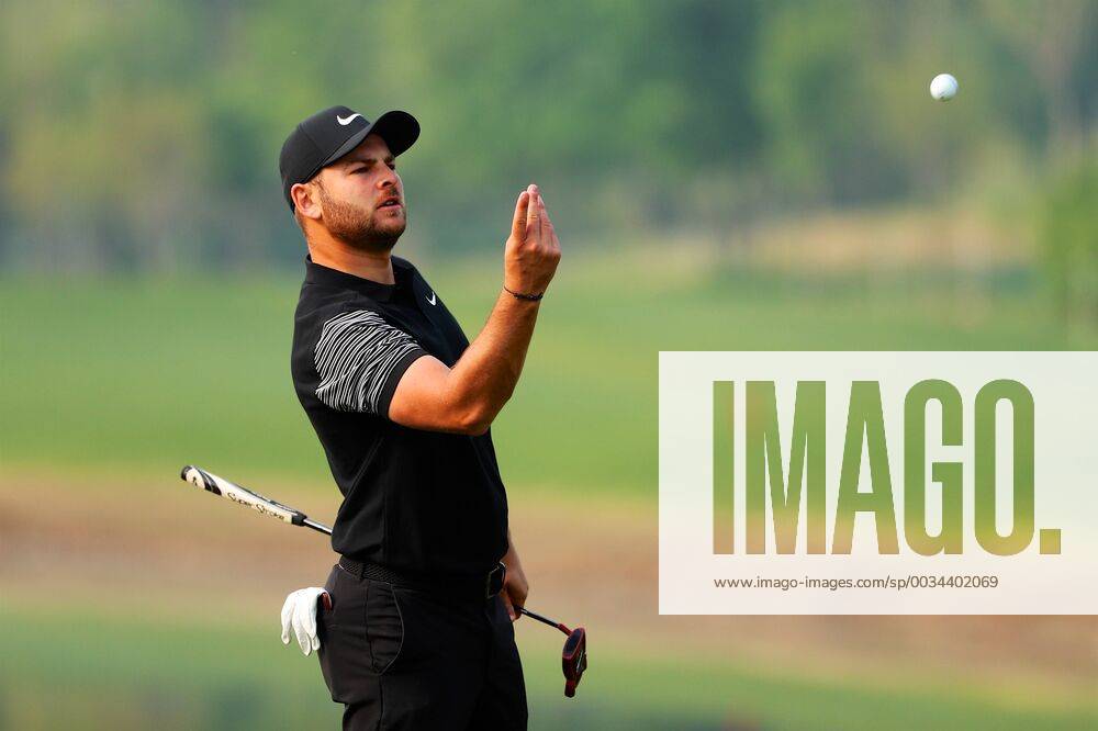 Jordan Smith of England competes in the first round of the 2018 Volvo China Open golf tournament in Beijing, China, 26 April 2018. Golf players tee off 2018 Volvo China Open 20180426_86231