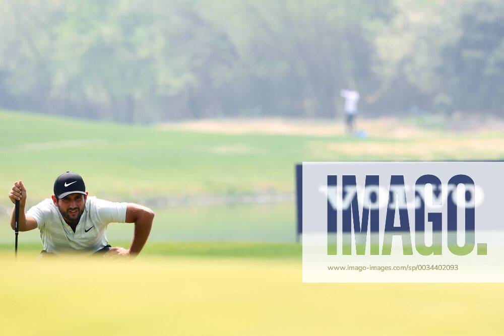 Alexander Levy of France competes in the first round of the 2018 Volvo China Open golf tournament in Beijing, China, 26 April 2018. Golf players tee off 2018 Volvo China Open 20180426_06176