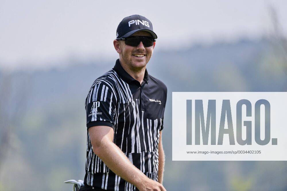 Matt Wallace of England competes in the first round of the 2018 Volvo China Open golf tournament in Beijing, China, 26 April 2018. Golf players tee off 2018 Volvo China Open 20180426_26134