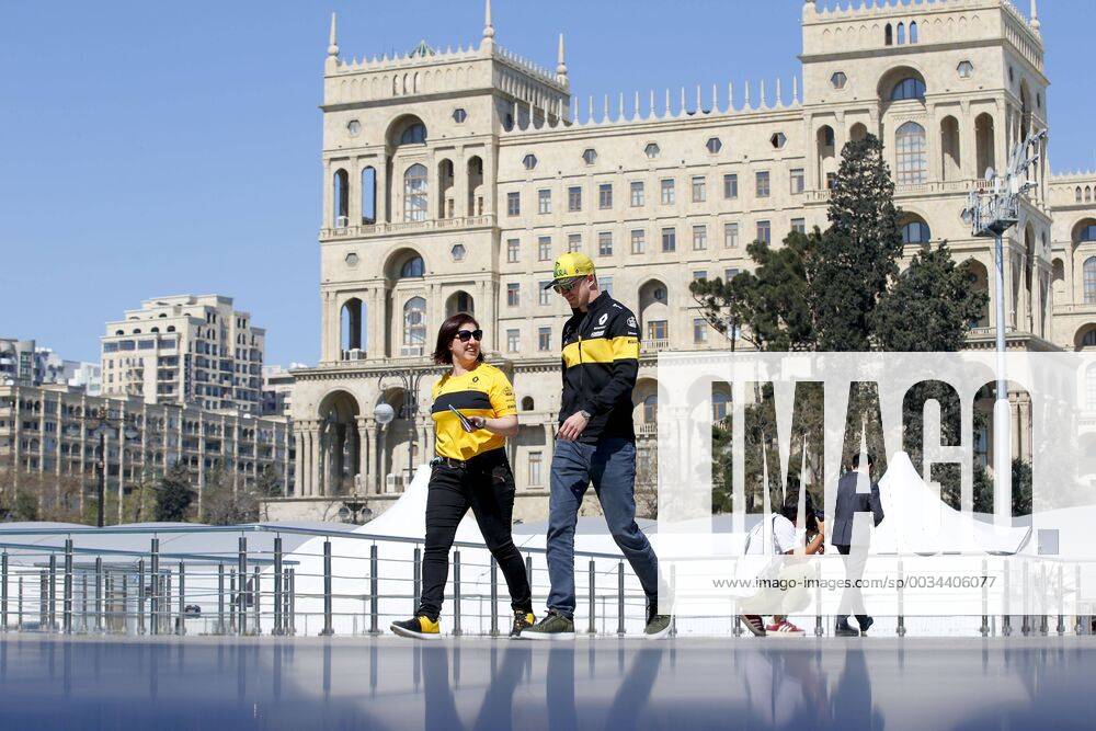 Motorsports: World Championship WM Weltmeisterschaft 2018; Grand Prix Azerbaijan, Grand Prix of Europe, Formula 1 2018 Azerbaijan Grand Prix, 27 Nico Hülkenberg (Renault F1 Team), Baku Azerbaijan