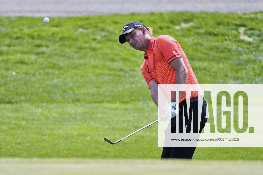 Marcel Siem of Germany competes in the third round of the 2018 Volvo China Open golf tournament in Beijing, China, 28 April 2018. Golf players heats up third round of 2018 Volvo China Open 20180428_05635
