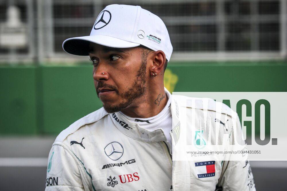 Motorsports: World Championship WM Weltmeisterschaft 2018; Grand Prix Azerbaijan, Grand Prix of Europe, Formula 1 2018 Azerbaijan Grand Prix, 44 Lewis Hamilton (GBR, Mercedes AMG Petronas F1 Team), Baku Azerbaijan