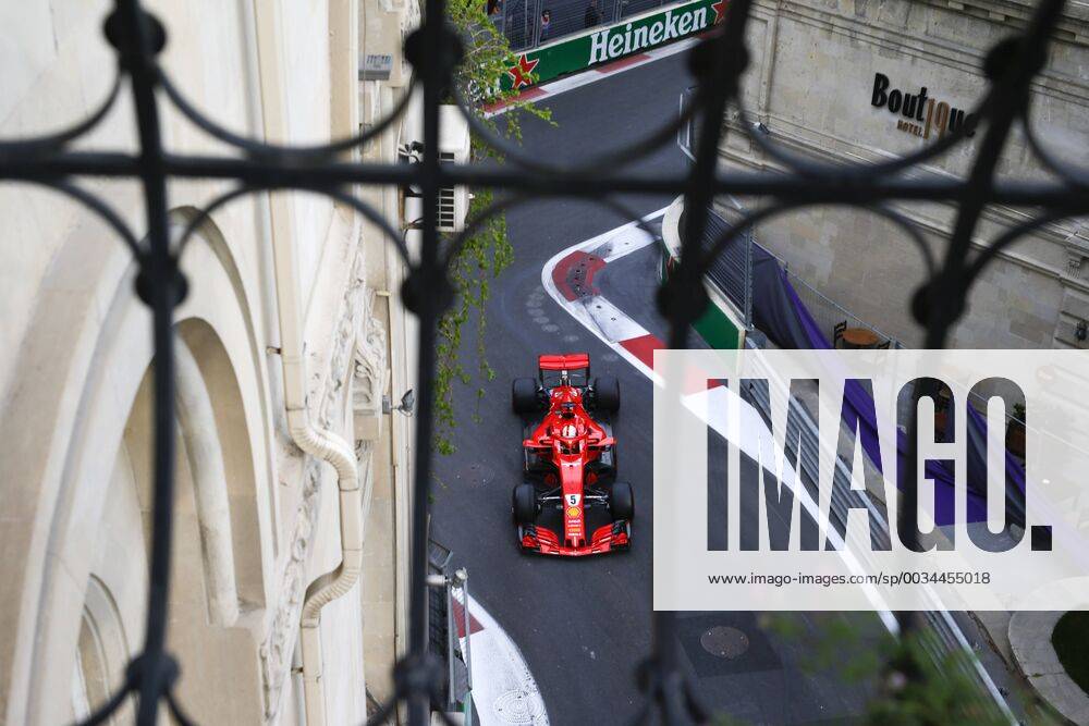 Motorsports: World Championship WM Weltmeisterschaft 2018; Grand Prix Azerbaijan, Grand Prix of Europe, Formula 1 2018 Azerbaijan Grand Prix, , 5 Sebastian Vettel (GER, Scuderia Ferrari) Baku Azerbaijan