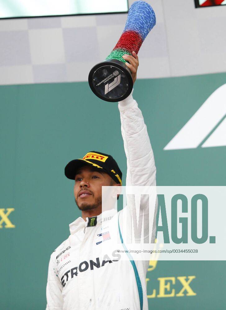 Motorsports: World Championship WM Weltmeisterschaft 2018; Grand Prix Azerbaijan, Grand Prix of Europe, Formula 1 2018 Azerbaijan Grand Prix, 44 Lewis Hamilton (GBR, Mercedes AMG Petronas F1 Team), Baku Azerbaijan