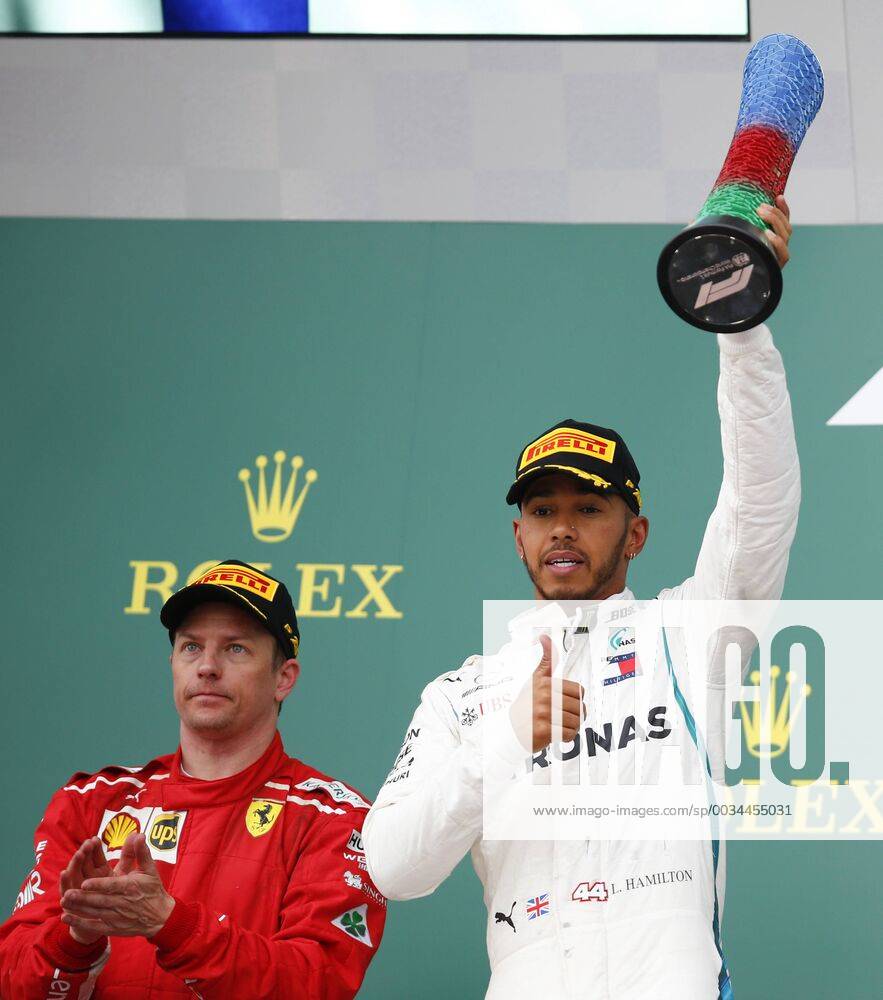 Motorsports: World Championship WM Weltmeisterschaft 2018; Grand Prix Azerbaijan, Grand Prix of Europe, Formula 1 2018 Azerbaijan Grand Prix, 44 Lewis Hamilton (GBR, Mercedes AMG Petronas F1 Team), Baku Azerbaijan