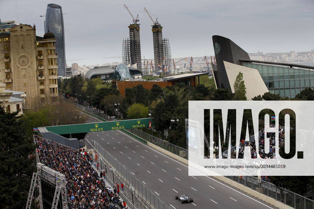 Motorsports: World Championship WM Weltmeisterschaft 2018; Grand Prix Azerbaijan, Grand Prix of Europe, Formula 1 2018 Azerbaijan Grand Prix, 77 Valtteri Bottas (FIN, Mercedes AMG Petronas), Baku Azerbaijan