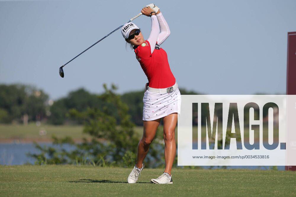 THE COLONY, TX - MAY 05: Minjee Lee (AUS) hits from the 6th tee during the Volunteers of America LPGA Golf Damen Texas Classic on May 5, 2018 at the Old American Golf Club in The Colony, TX. (Photo by George Walker Icon Sportswire) GOLF: MAY 05 LPGA - Volunteers of America Texas Classic Icon18050521