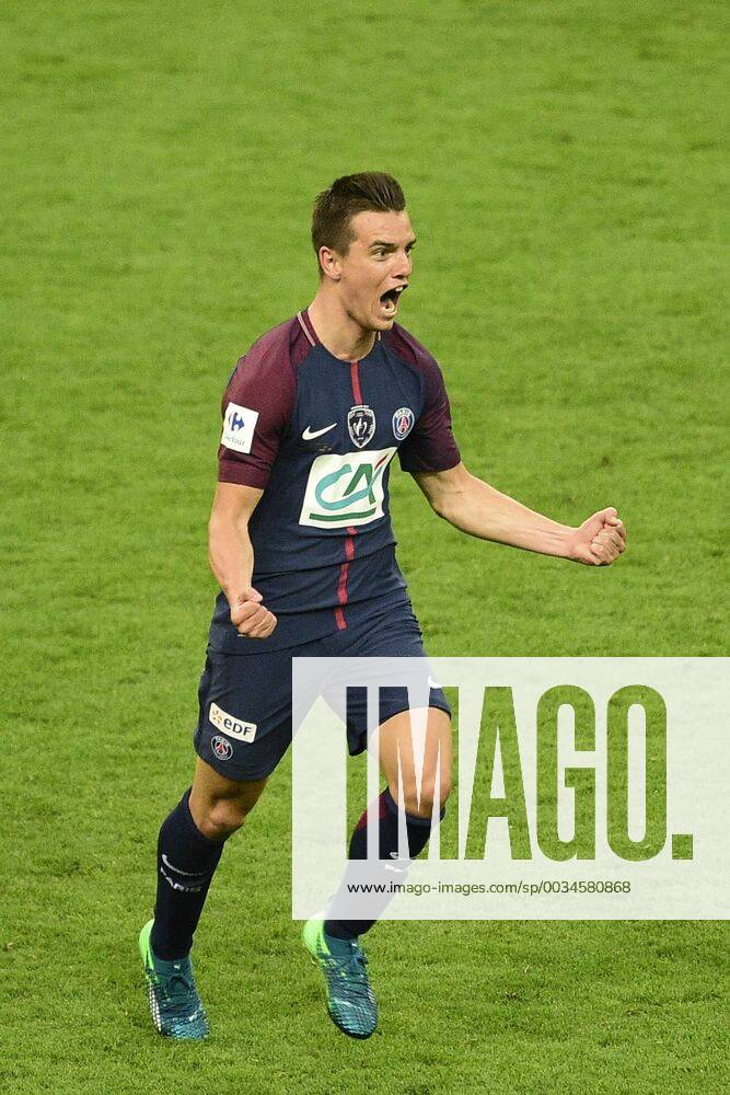 Joie de LO CELSO Giovani (PSG) apres son but FOOTBALL : Les herbiers vs PSG - Finale de la Coupe de France - St Denis - 08 05 2018 JBAutissier Panoramic