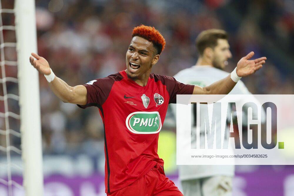 Ambroise Gboho (Les Herbiers) FOOTBALL : Les Herbiers vs Paris Saint Germain - Finale Coupe de France - 08 05 2018 GwendolineLeGoff Panoramic