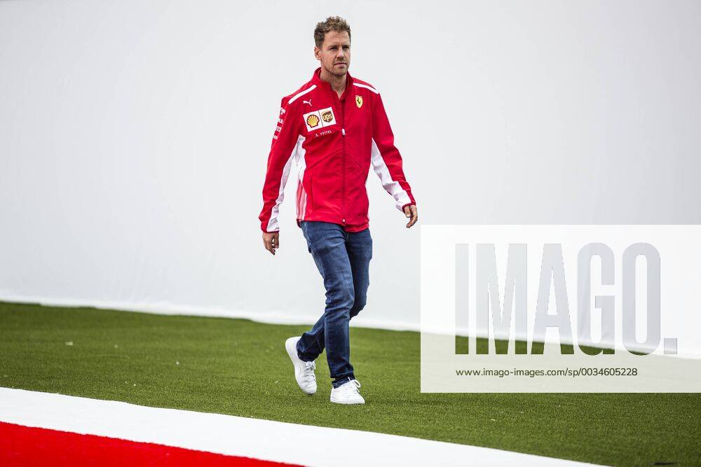 Barcelona, Catalonia, Spain - 05 Sebastian Vettel from Germany with Scuderia Ferrari SF71H portrait during the Spanish Formula One Grand Prix at Circuit de Catalunya on May 10, 2018 in Montmelo, Spain. Spanish F1 Grand Prix - Previews - ZUMAn230 20180510_zaa_n230_962