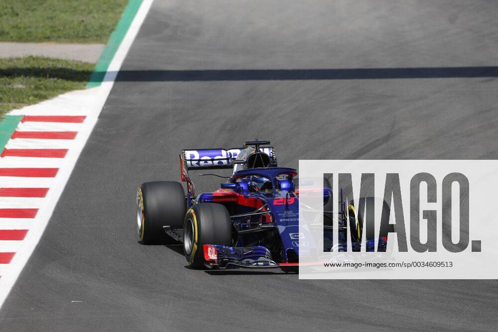 Photo4 LaPresse 11 05 2018 Barcelona, Spain Grand Prix Formula One Spain 2018 In the pic: Brendon Hartley (NZE) Scuderia Toro Rosso STR13 & xa9; Photo4 LaPresse 11 05 2018 Barcelona, Spain Sport Grand Prix Formula One Spain 2018 In the pic: Brendon Hartley (NZE) Scuderia Toro Rosso STR13