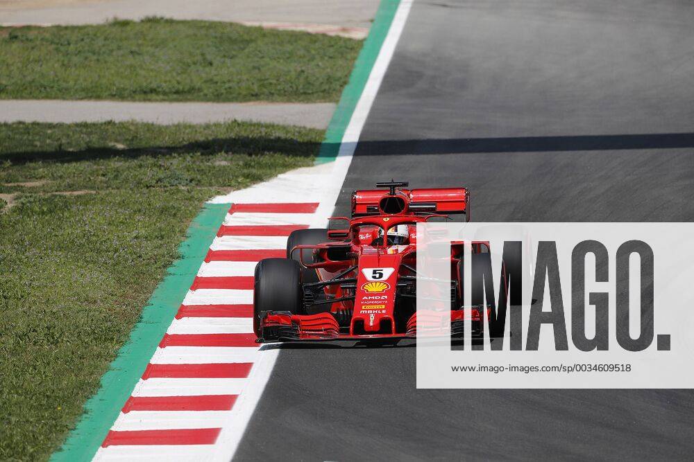 Photo4 LaPresse 11 05 2018 Barcelona, Spain Grand Prix Formula One Spain 2018 In the pic: Sebastian Vettel (GER) Scuderia Ferrari SF71H & xa9; Photo4 LaPresse 11 05 2018 Barcelona, Spain Sport Grand Prix Formula One Spain 2018 In the pic: Sebastian Vettel (GER) Scuderia Ferrari SF71H
