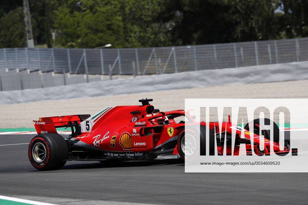 Photo4 LaPresse 11 05 2018 Barcelona, Spain Grand Prix Formula One Spain 2018 In the pic: Sebastian Vettel (GER) Scuderia Ferrari SF71H & xa9; Photo4 LaPresse 11 05 2018 Barcelona, Spain Sport Grand Prix Formula One Spain 2018 In the pic: Sebastian Vettel (GER) Scuderia Ferrari SF71H