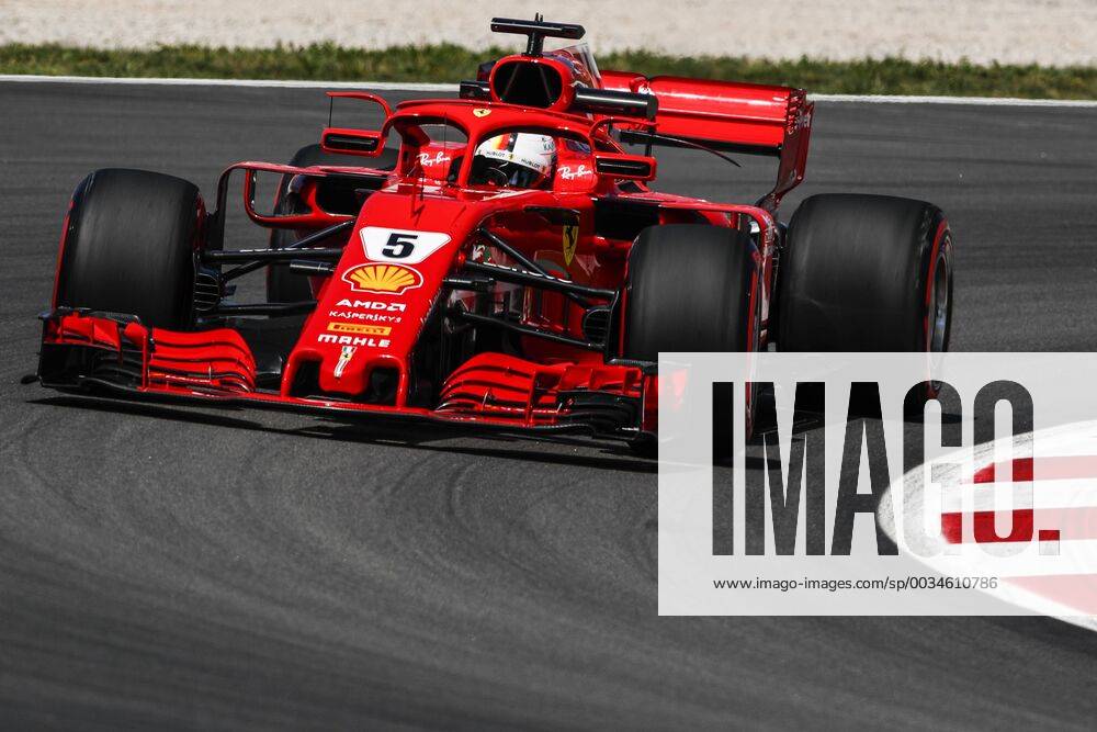 11th May, Circuit de Barcelona, Barcelona, Spain; Spanish Formula One Grand Prix, Friday free practice; Sebastian Vettel of Team Scuderia Ferrari ActionPlus12023399
