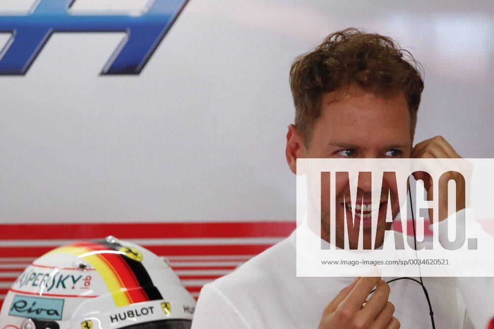 Barcelona, Catalonia, Spain - May 12th, 2018 - Circuit de Barcelona-Catalunya, Montmelo, Spain - Formula One Spanish GP 2018; Sebastian Vettel of Team Scuderia Ferrari during the FP3. Barcelona Formula One Spanish GP; .May 12th - ZUMAa178 20180512_zap_a178_013