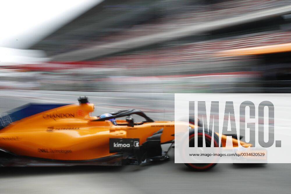 Barcelona, Catalonia, Spain - May 12th, 2018 - Circuit de Barcelona-Catalunya, Montmelo, Spain - Formula One Spanish GP 2018; Fernando Alonso of Team McLaren during the FP3. Barcelona Formula One Spanish GP; .May 12th - ZUMAa178 20180512_zap_a178_019