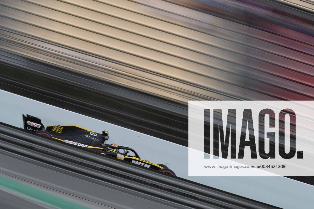 Carlos Sainz of Spain driving the (55) Renault Formula One Team RS18 on track during practice for the Spanish Formula One Grand Prix at Circuit de Catalunya on May 12, 2018 in Montmelo, Spain. Breton CordonxPressx xSpanishxF1xGrandxPrixx-xPracticex