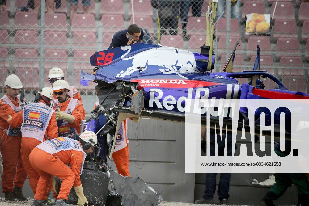 Photo4 LaPresse 12 05 2018 Barcelona, Spain Grand Prix Formula One Spain 2018 In the pic: Brendon Hartley (NZE) Scuderia Toro Rosso STR13 & xa9; Photo4 LaPresse 12 05 2018 Barcelona, Spain Sport Grand Prix Formula One Spain 2018 In the pic: Brendon Hartley (NZE) Scuderia Toro Rosso STR13
