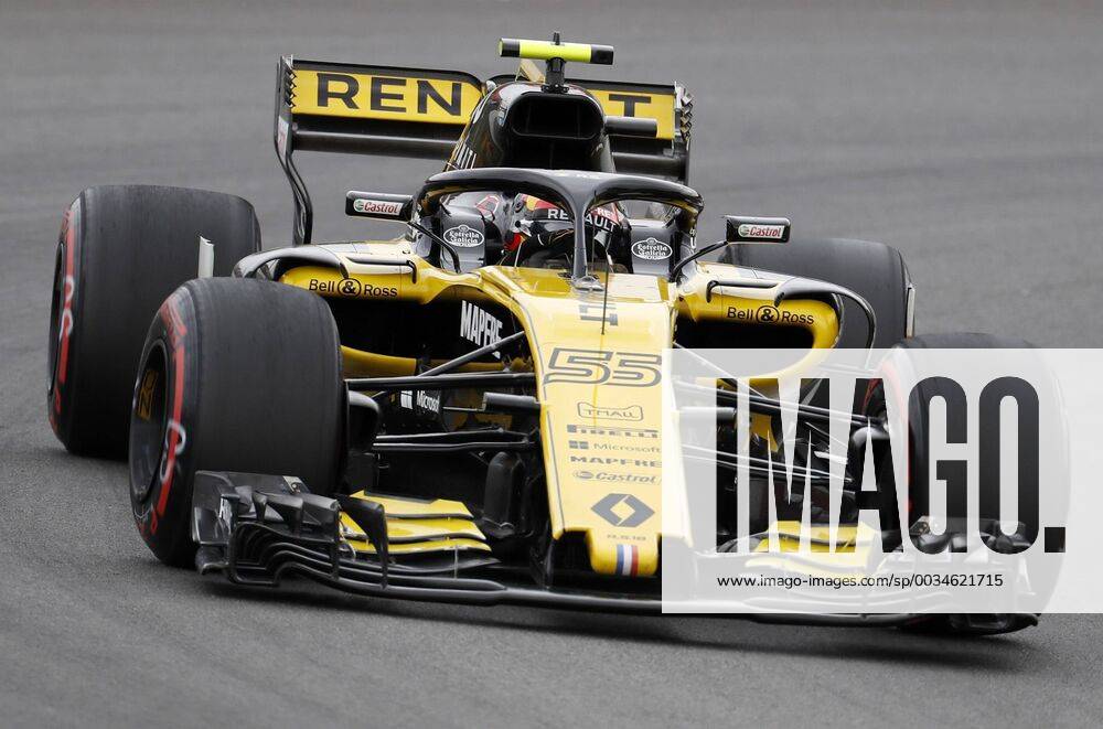 Spanish Carlos Sainz, of Renault, in action during the third training session for the 2018 Formula One Grand Prix of Spain at the Barcelona-Catalunya circuit in Montmelo, Barcelona, Spain, 12 May 2018. The 2018 Formula One Grand Prix of Spain will take place on 13 May 2018. Third free training session for Formula One Spain GP race !ACHTUNG: NUR REDAKTIONELLE NUTZUNG!
