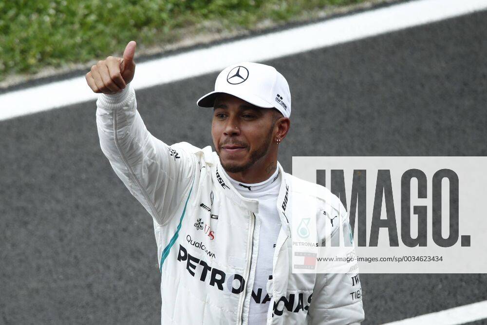 Barcelona, Catalonia, Spain - May 12th, 2018 - Circuit de Barcelona-Catalunya, Montmelo, Spain - Formula One Spanish GP 2018; .Lewis Hamilton of Mercedes-AMG-Petronas Formula One Team takes the Pole Position of Spanish GP. Barcelona Formula One Spanish GP; .May 12th - ZUMAa178 20180512_zap_a178_026