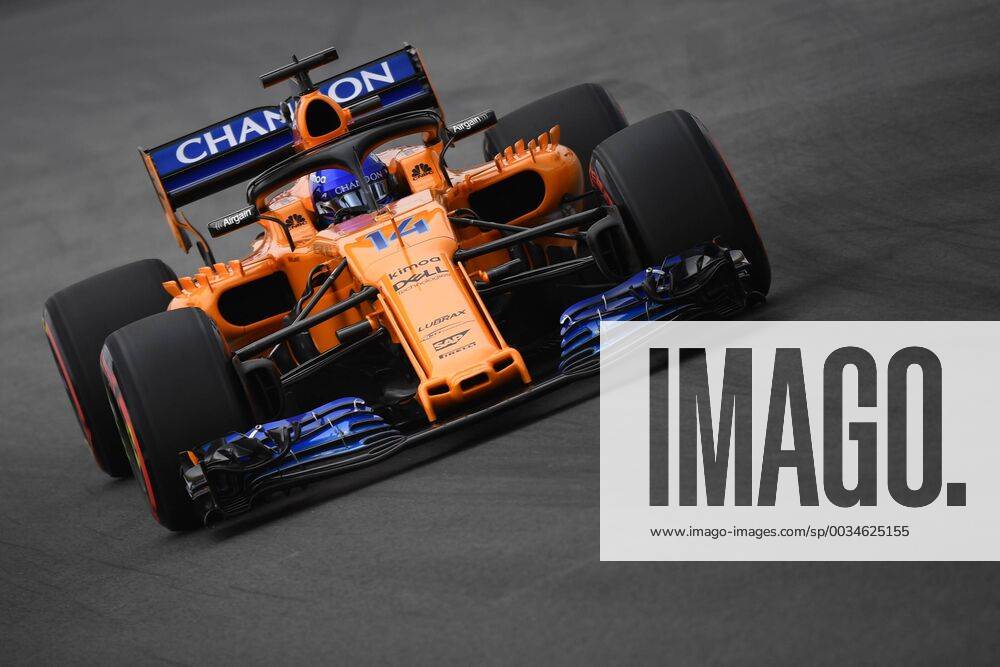 Fernando Alonso of Spain driving the (14) McLaren F1 Team MCL33 Renault on track during the qualifying for the Spanish Formula One Grand Prix at Circuit de Catalunya on May 12, 2018 in Montmelo, Spain. Breton CordonxPressx xSpanishxF1xGrandxPrixx-xPracticex