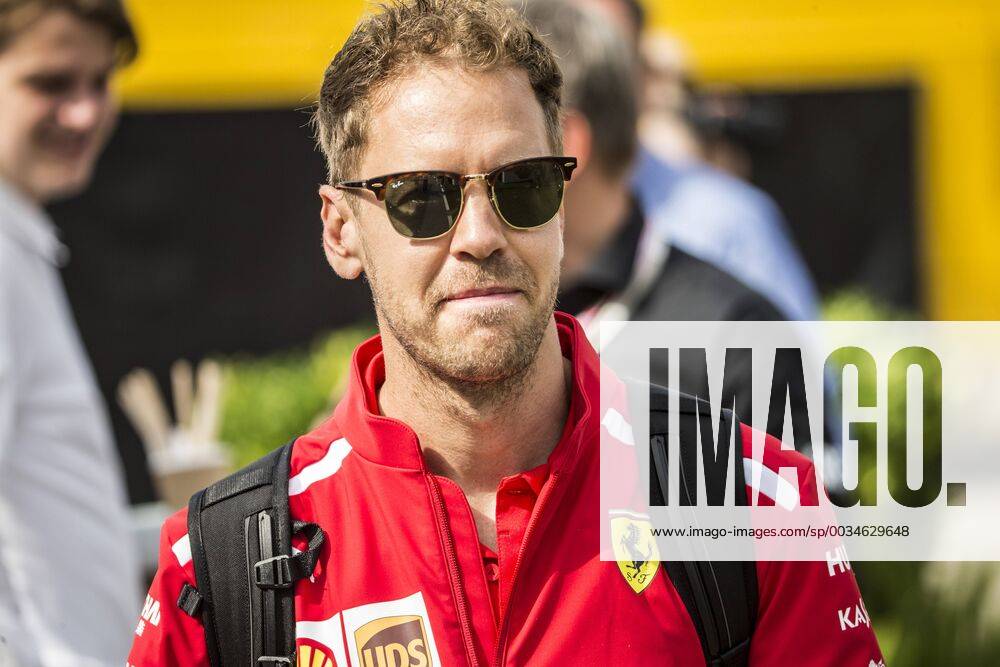 Montmelo, Spain - 05 Sebastian Vettel from Germany with Scuderia Ferrari SF71H portrait during the Spanish Formula One Grand Prix at Circuit de Catalunya on March 12, 2018 in Montmelo, Spain. Spanish F1 Grand Prix - Qualifying - ZUMAn230 20180512_zaa_n230_681