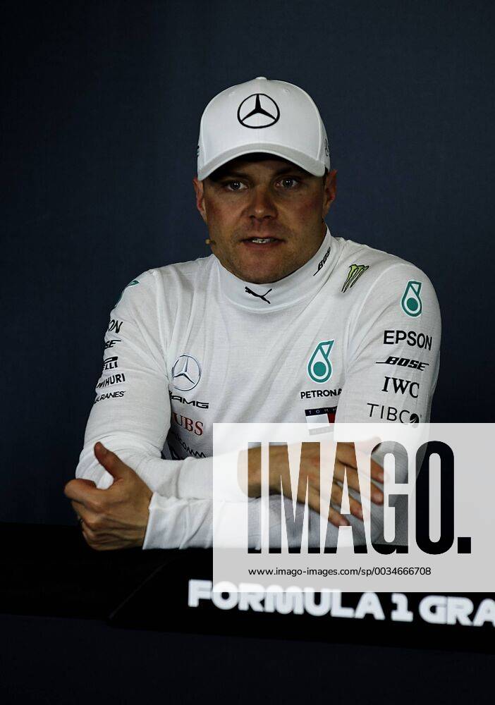 Valtteri Bottas of Finland and Mercedes AMG Petronas F1 Team during the press conference PK Pressekonferenz after the race of Spanish Formula One Grand Prix at Circuit de Catalunya on May 13, 2018 in Montmelo, Spain. Breton CordonxPressx xSpanishxF1xGrandxPrixx-