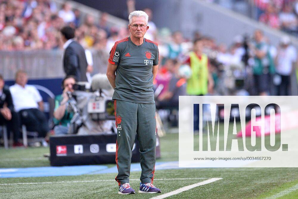Soccer 1 Bundesliga 34 Matchday Bayern München VfB Stuttgart on 12 05 2018 in the Allianz Arena in Munich Jupp Heynckes Head Coach Munich