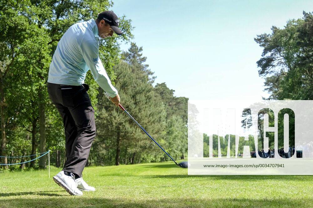 Belgian Nicolas Colsaerts pictured in action during the first round (out of four) of the Belgian Knockout golf tournament in Schilde, part of the European Tour, Thursday 17 May 2018. DIRKxWAEM x05347484x