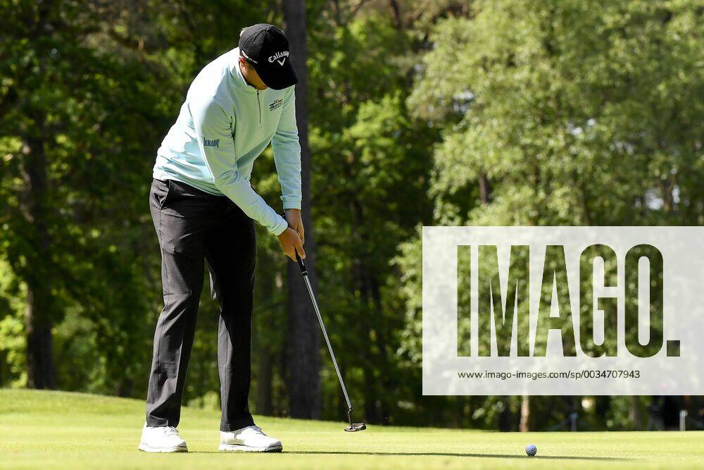 Belgian Nicolas Colsaerts pictured in action during the first round (out of four) of the Belgian Knockout golf tournament in Schilde, part of the European Tour, Thursday 17 May 2018. DIRKxWAEM x05347489x