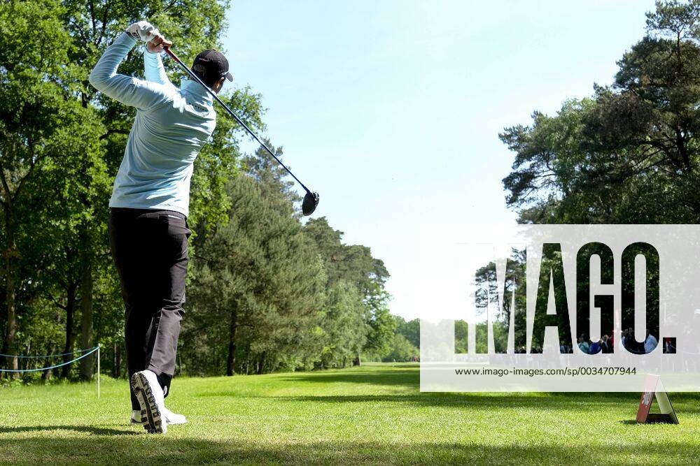 Belgian Nicolas Colsaerts pictured in action during the first round (out of four) of the Belgian Knockout golf tournament in Schilde, part of the European Tour, Thursday 17 May 2018. DIRKxWAEM x05347490x