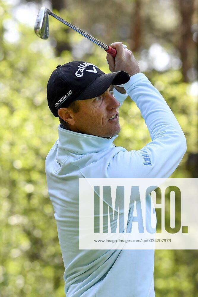 Belgian Nicolas Colsaerts pictured in action during the first round (out of four) of the Belgian Knockout golf tournament in Schilde, part of the European Tour, Thursday 17 May 2018. DIRKxWAEM x05347543x