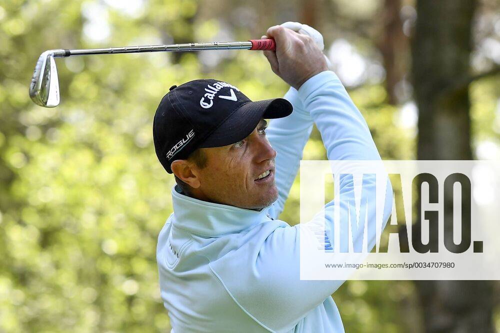 Belgian Nicolas Colsaerts pictured in action during the first round (out of four) of the Belgian Knockout golf tournament in Schilde, part of the European Tour, Thursday 17 May 2018. DIRKxWAEM x05347544x