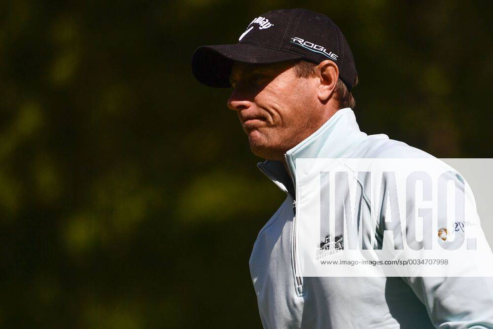 Belgian Nicolas Colsaerts pictured in action during the first round (out of four) of the Belgian Knockout golf tournament in Schilde, part of the European Tour, Thursday 17 May 2018. DIRKxWAEM x05347550x
