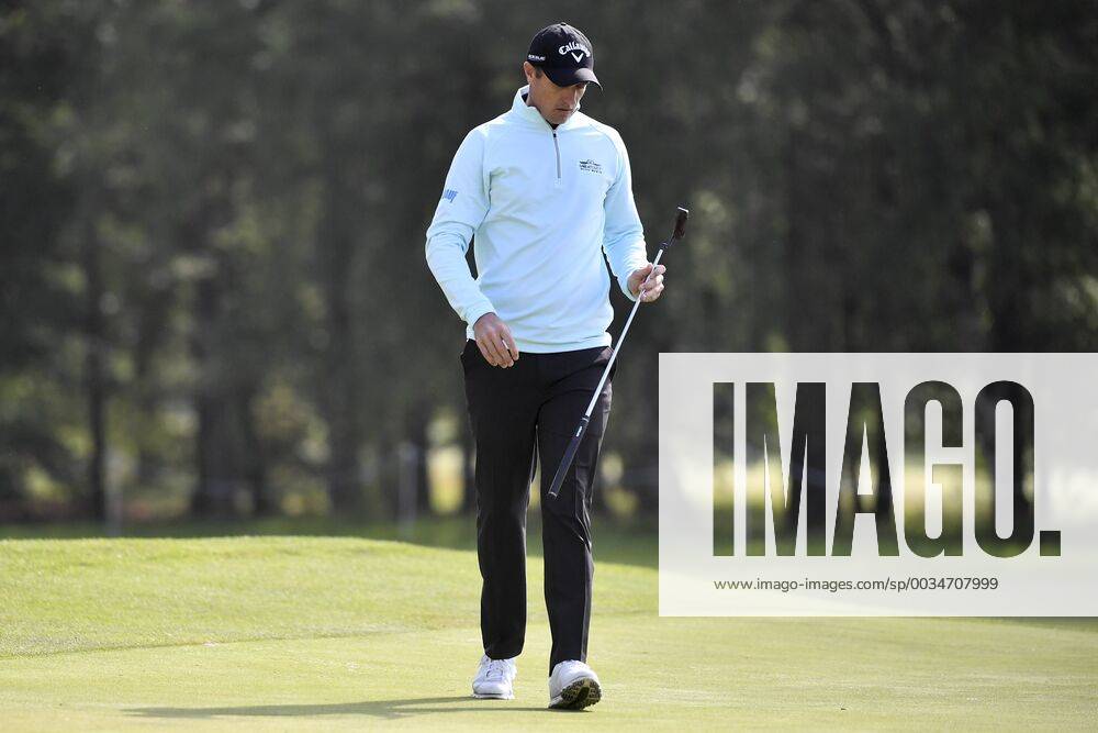 Belgian Nicolas Colsaerts pictured in action during the first round (out of four) of the Belgian Knockout golf tournament in Schilde, part of the European Tour, Thursday 17 May 2018. DIRKxWAEM x05347555x