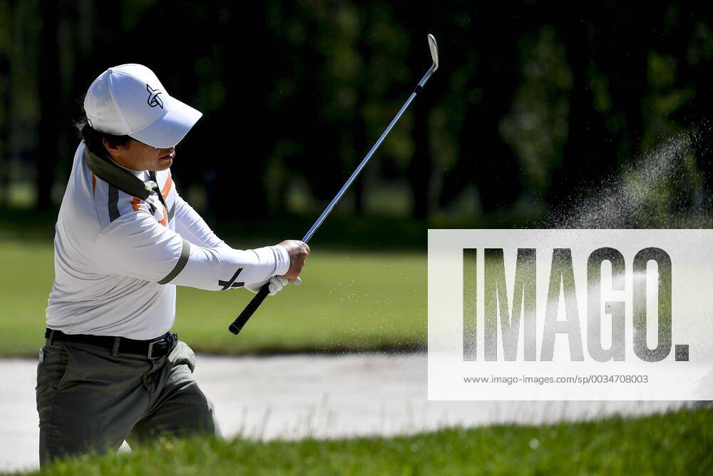 Belgian Kevin Hesbois pictured in action during the first round (out of four) of the Belgian Knockout golf tournament in Schilde, part of the European Tour, Thursday 17 May 2018. DIRKxWAEM x05347546x