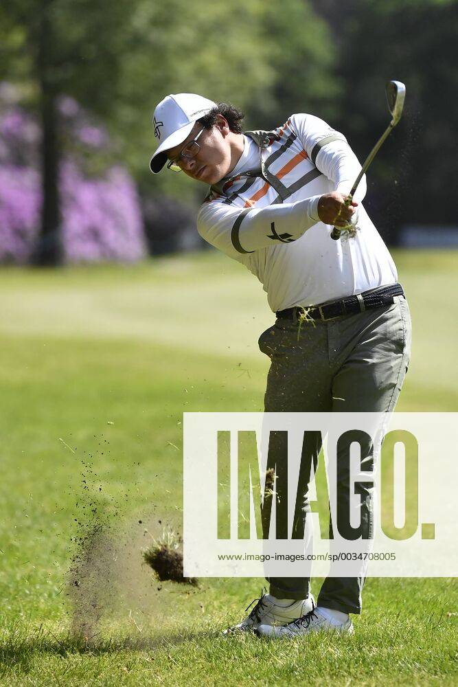 Belgian Kevin Hesbois pictured in action during the first round (out of four) of the Belgian Knockout golf tournament in Schilde, part of the European Tour, Thursday 17 May 2018. DIRKxWAEM x05347548x