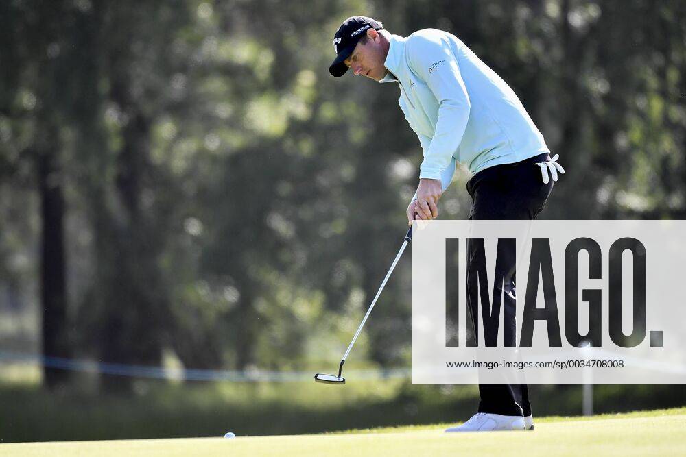 Belgian Nicolas Colsaerts pictured in action during the first round (out of four) of the Belgian Knockout golf tournament in Schilde, part of the European Tour, Thursday 17 May 2018. DIRKxWAEM x05347553x