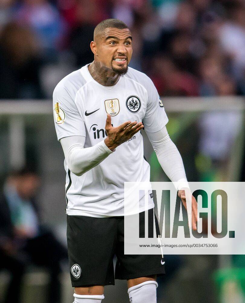 Berlin Olympic Stadium Football DFB Cup Final FC Bayern Muenchen Eintracht Frankfurt Frankfurt Kevin Prince Boateng thoughtful