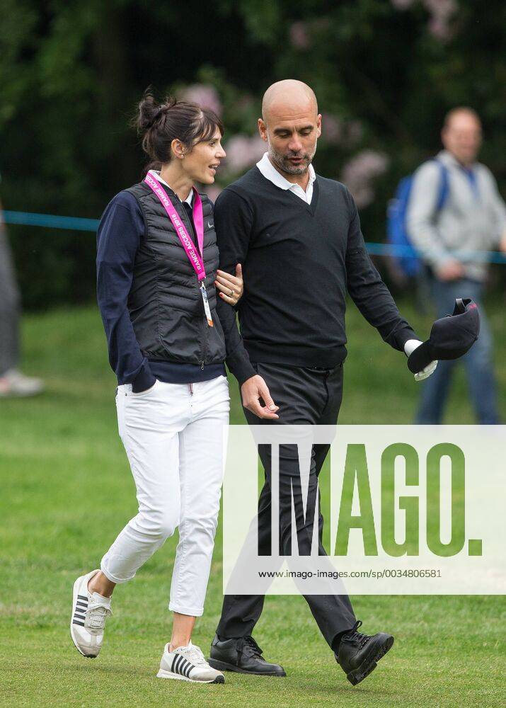 Pep Guardiola (Manchester City Manager) during the BMW PGA Golf Herren PRO-AM GOLF at Wentworth Drive, Virginia Water, England on 23 May 2018.