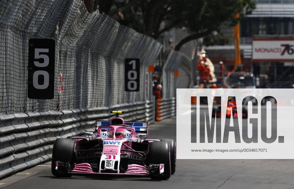Motorsports: FIA Formula One World Championship WM Weltmeisterschaft 2018, Grand Prix of Monaco, 31 Esteban Ocon (FRA, Sahara Force India F1 Team), Monte Carlo Monaco