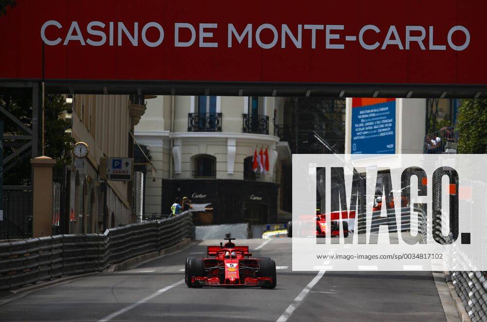 Motorsports: FIA Formula One World Championship WM Weltmeisterschaft 2018, Grand Prix of Monaco, 5 Sebastian Vettel (GER, Scuderia Ferrari), Monte Carlo Monaco