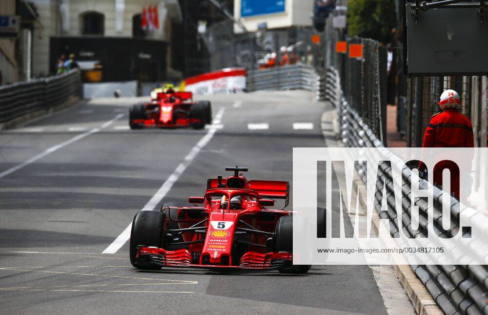 Motorsports: FIA Formula One World Championship WM Weltmeisterschaft 2018, Grand Prix of Monaco, 5 Sebastian Vettel (GER, Scuderia Ferrari), Monte Carlo Monaco