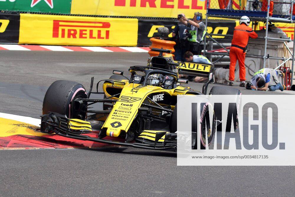 Photo4 LaPresse 24 05 2018 Monte Carlo, Monaco Grand Prix Formula One Monaco 2018 In the pic: Nico Hulkenberg (GER) Renault Sport F1 Team RS18 & xa9; Photo4 LaPresse 24 05 2018 Monte Carlo, Monaco Sport Grand Prix Formula One Monaco 2018 In the pic: Nico Hulkenberg (GER) Renault Sport F1 Team RS18