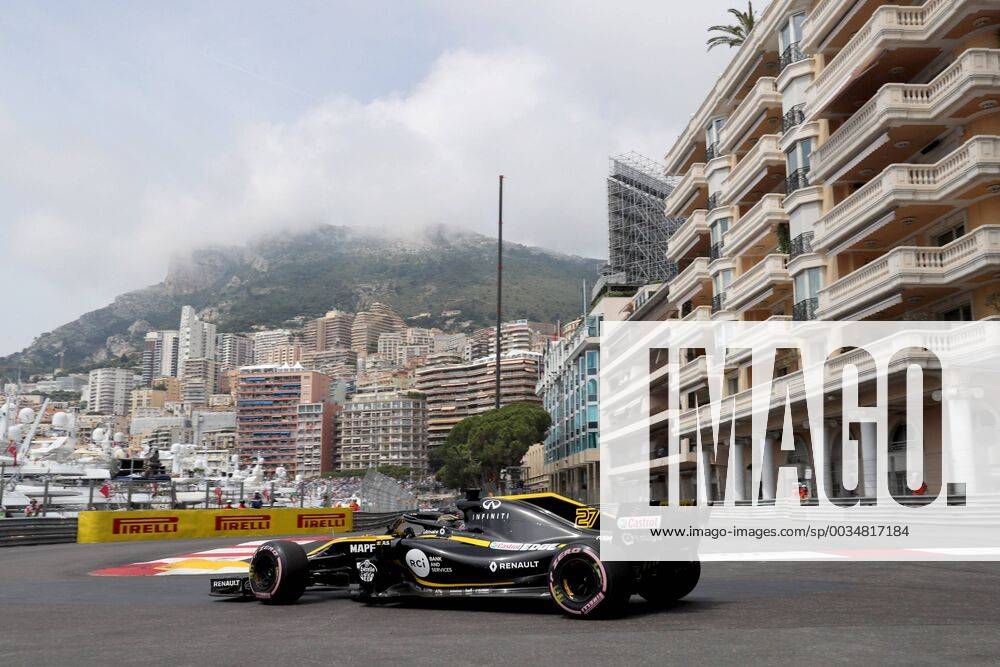 Photo4 LaPresse 24 05 2018 Monte Carlo, Monaco Grand Prix Formula One Monaco 2018 In the pic: Nico Hulkenberg (GER) Renault Sport F1 Team RS18 & xa9; Photo4 LaPresse 24 05 2018 Monte Carlo, Monaco Sport Grand Prix Formula One Monaco 2018 In the pic: Nico Hulkenberg (GER) Renault Sport F1 Team RS18