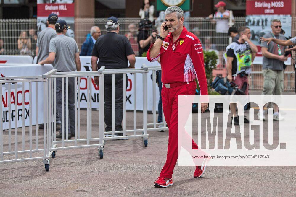 Maurizio Arrivabene Team Principal Scuderia Ferrari Grand Prix of Monaco 2018 Race Motorsport Formula 1 24 05 2018 Grand Prix of Monaco 2018 Race Motorsport Formula 1 24 05 2018 Monte Carlo