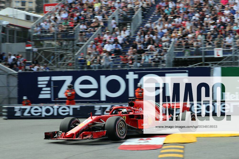Photo4 LaPresse 24 05 2018 Monte Carlo, Monaco Grand Prix Formula One Monaco 2018 In the pic: Sebastian Vettel (GER) Scuderia Ferrari SF71H & xa9; Photo4 LaPresse 24 05 2018 Monte Carlo, Monaco Sport Grand Prix Formula One Monaco 2018 In the pic: Sebastian Vettel (GER) Scuderia Ferrari SF71H